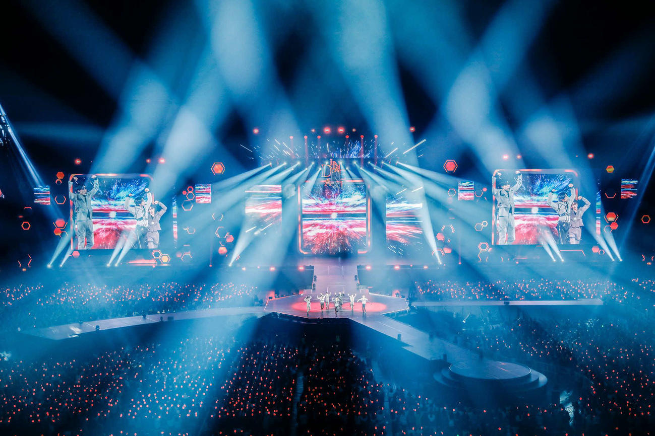 初のドーム公演を行ったNCT DREAM（C）田中聖太郎事務所