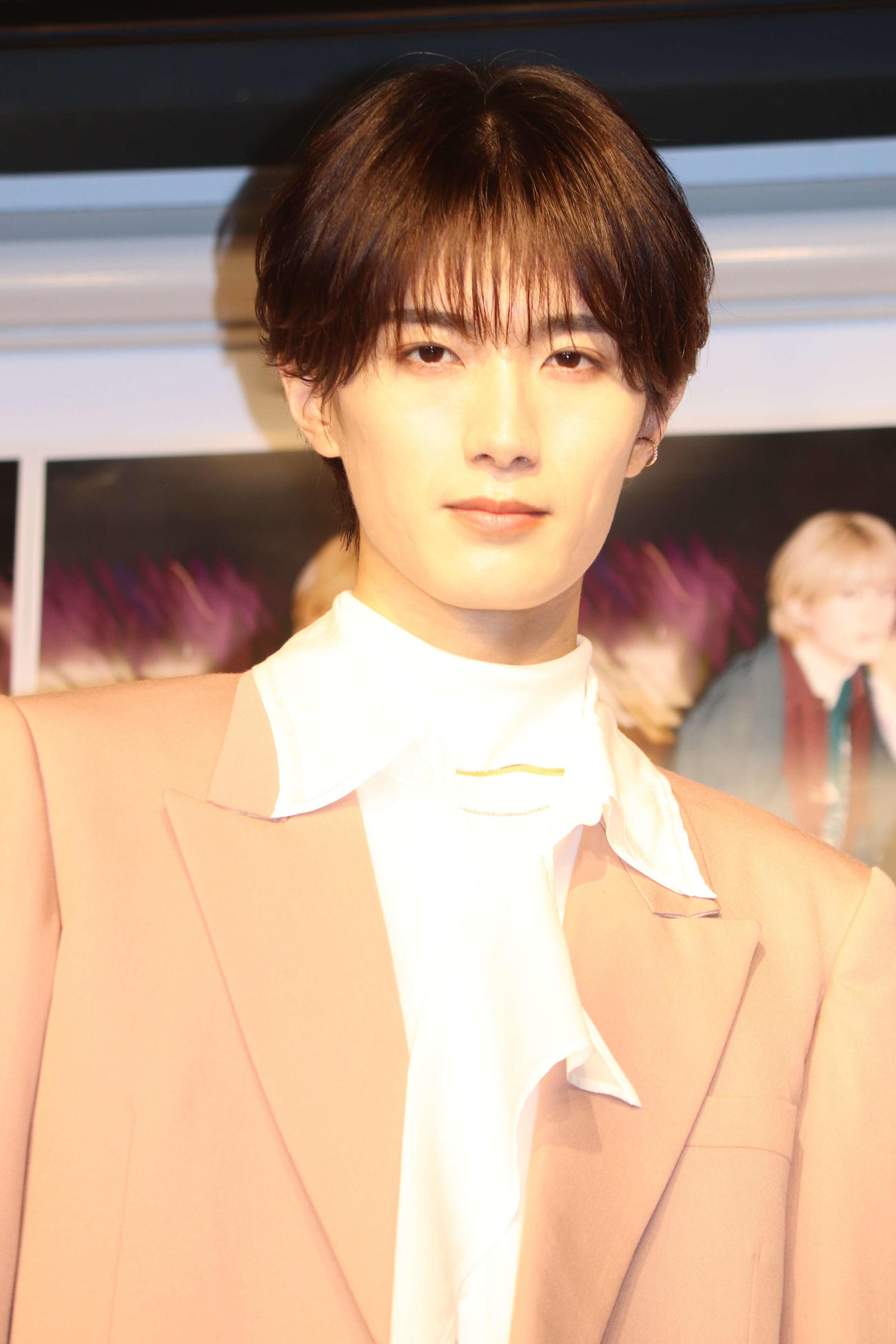 ファースト写真集「10ten」発売記念イベントに登壇した山中柔太朗（撮影・加藤理沙）