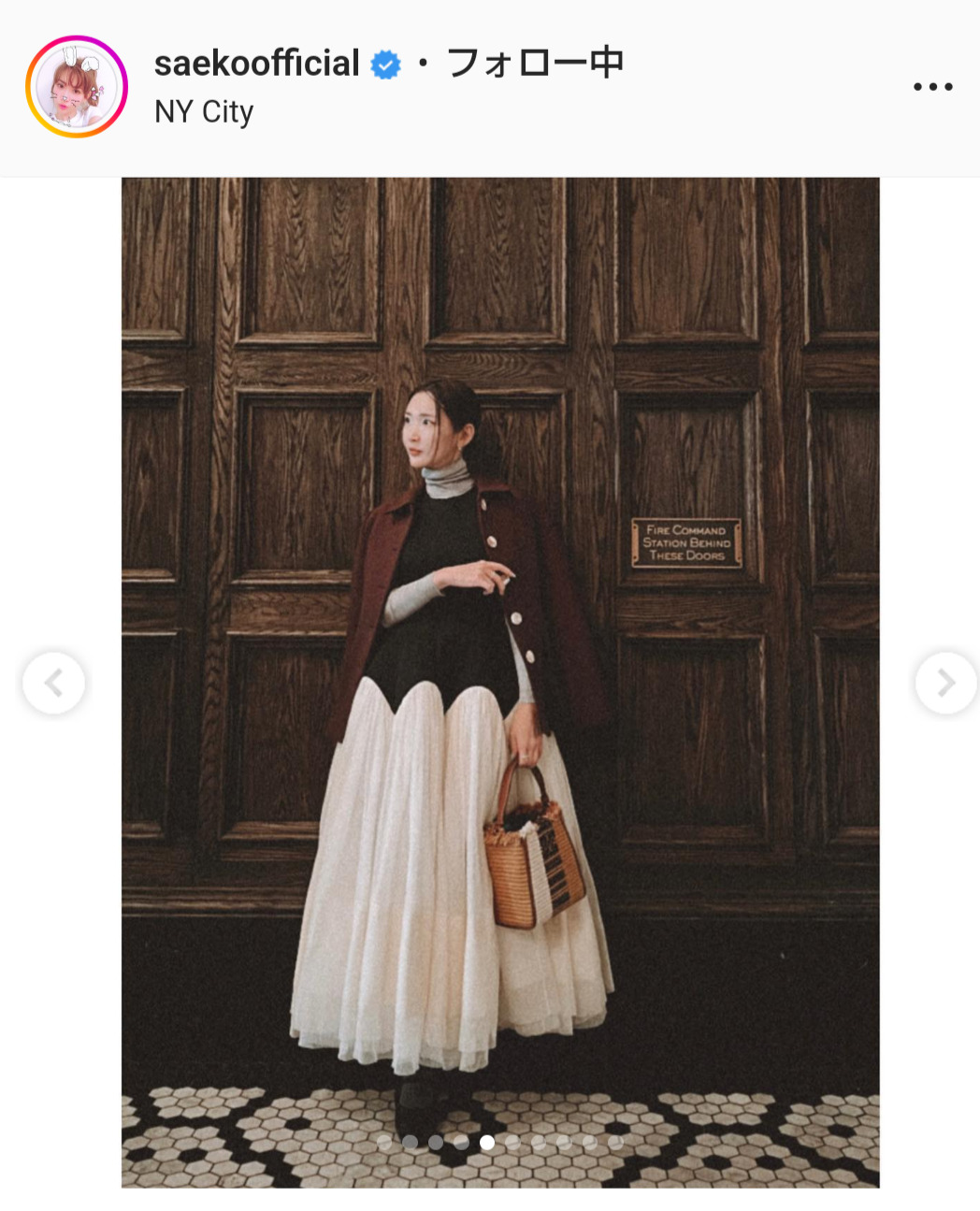 紗栄子のインスタグラムより