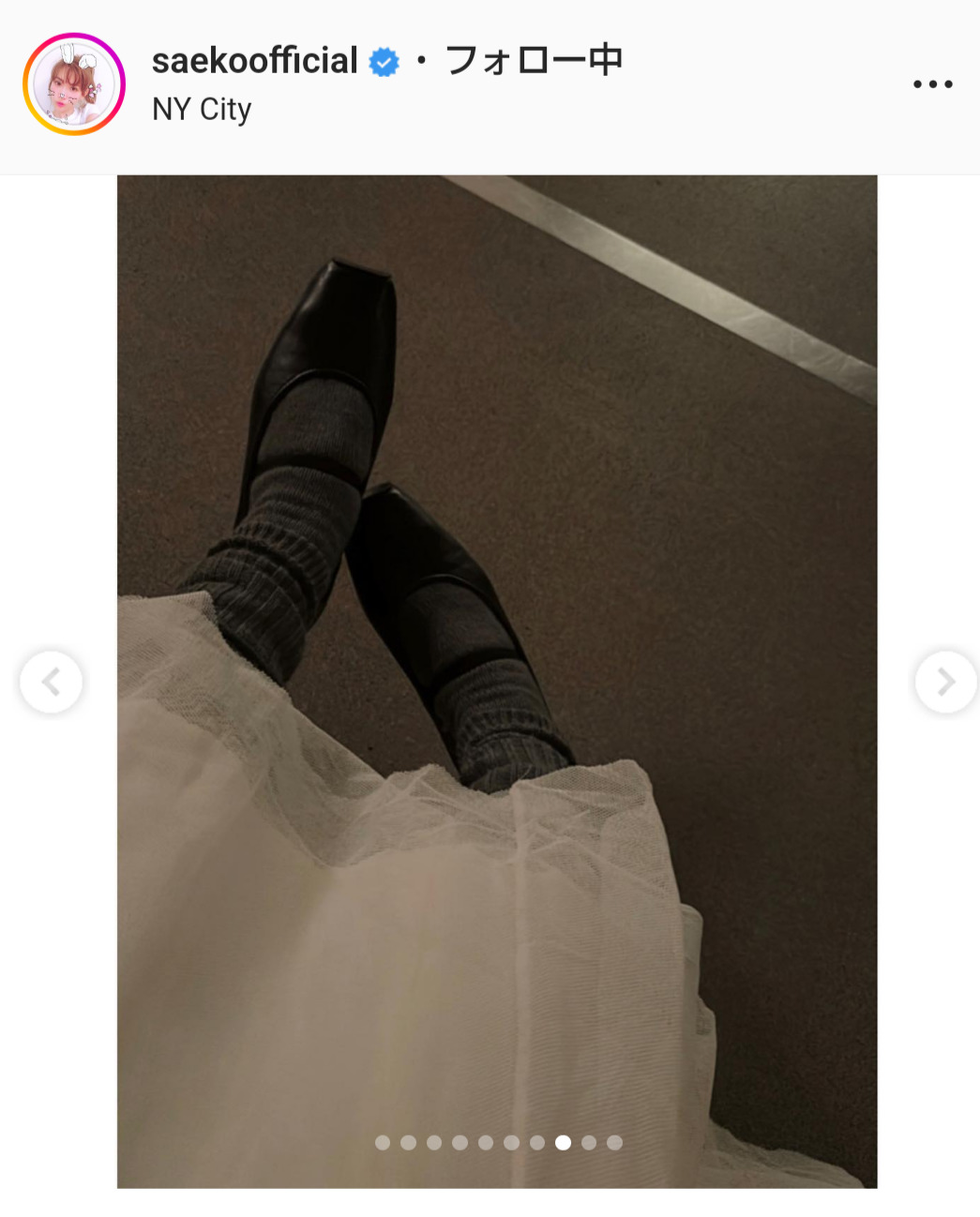 紗栄子のインスタグラムより