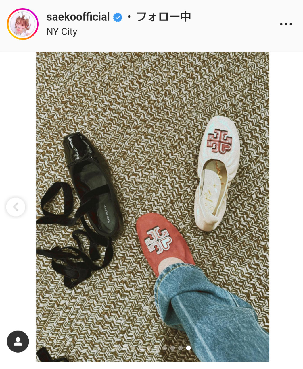 紗栄子のインスタグラムより