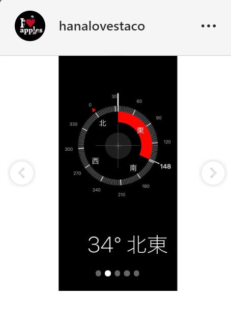 はなのインスタグラムより