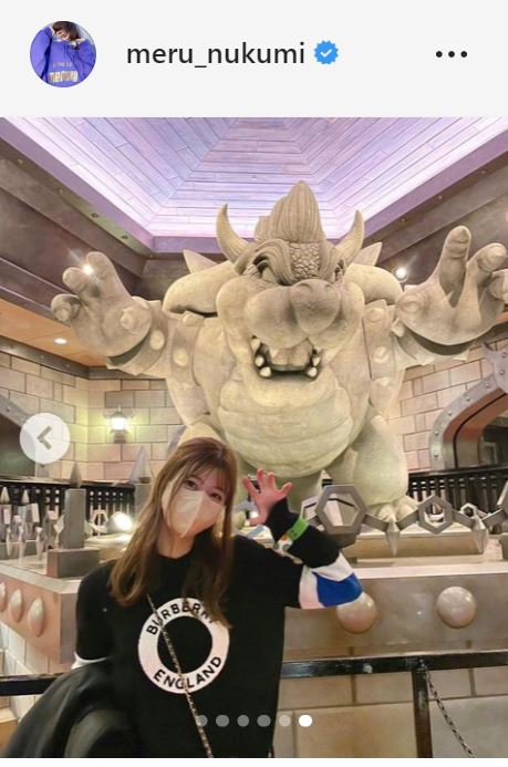 生見愛瑠のインスタグラムより