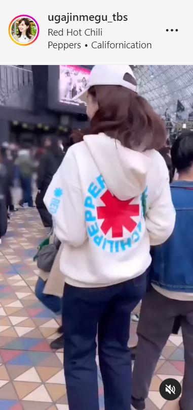 宇賀神メグアナのインスタグラムより