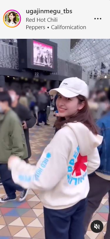 宇賀神メグアナのインスタグラムより