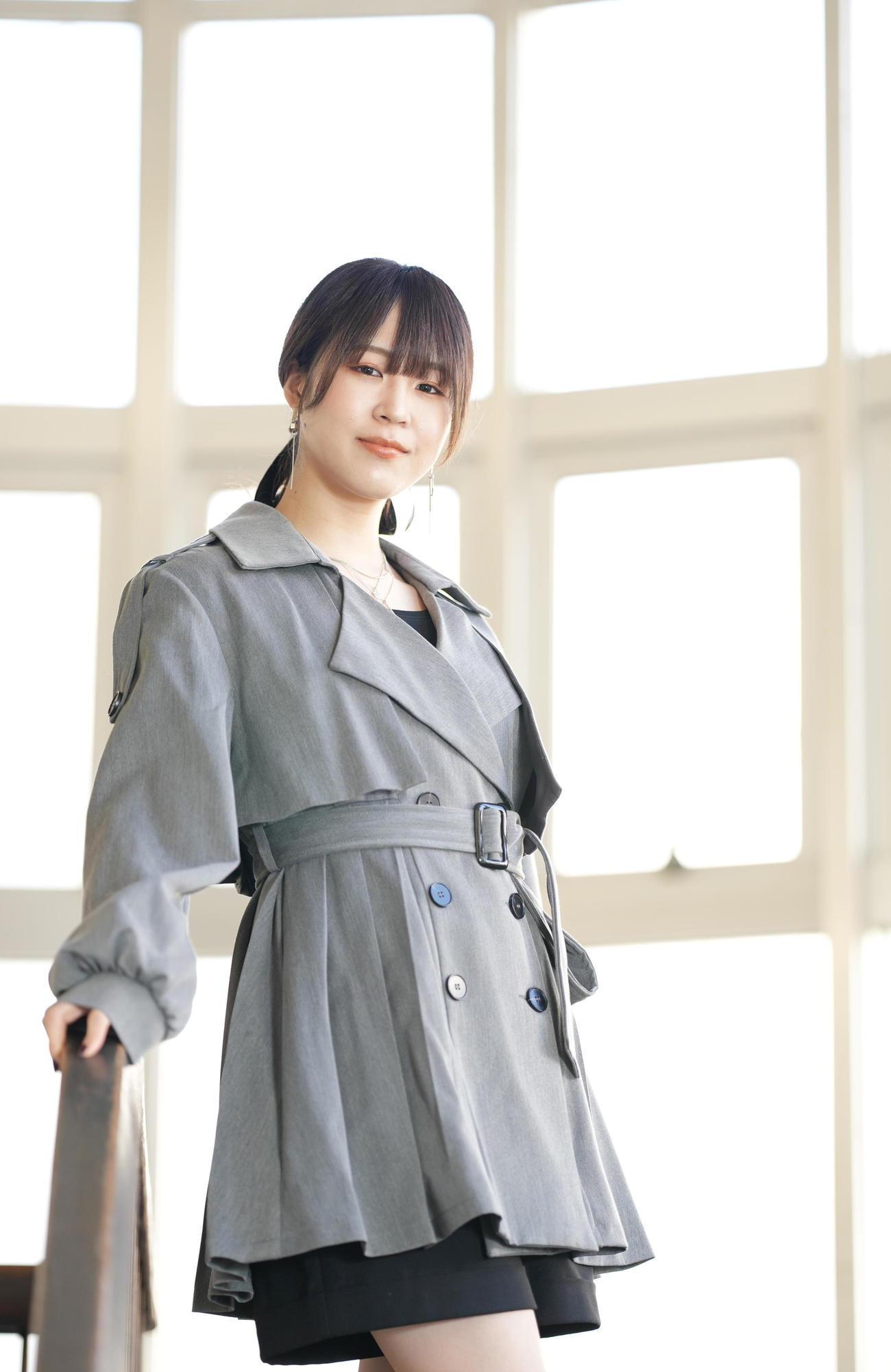 「INDESINENCE Case：Beautiful Vermilion Ways」に主演する三田麻央（撮影・鈴木みどり）