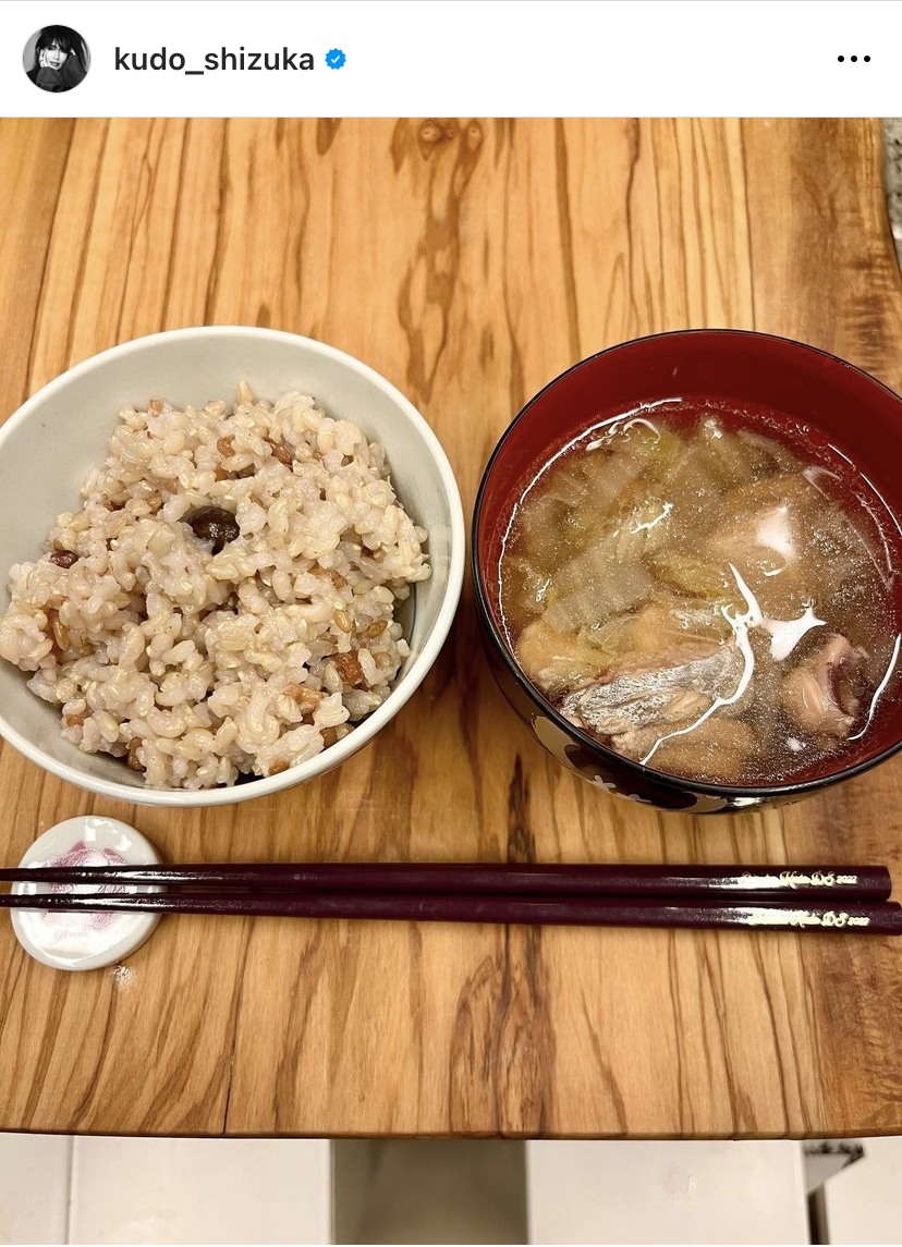 工藤静香のインスタグラムより