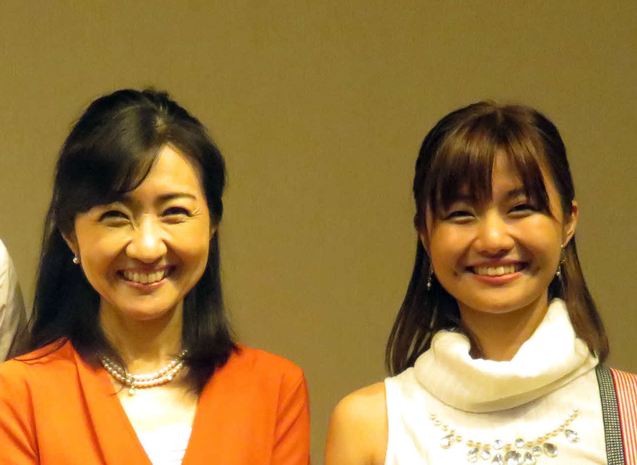 寺田理恵子（左）とゆりえ（2018年9月撮影）