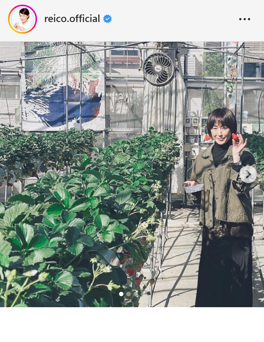 高島礼子のインスタグラムより