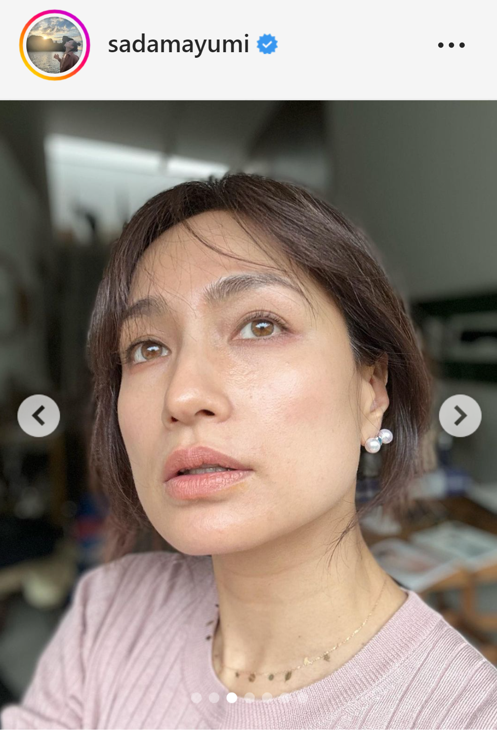 モデルの佐田真由美（インスタグラムより）