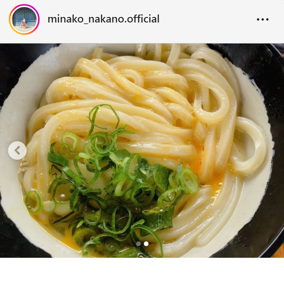 中野美奈子のインスタグラムより