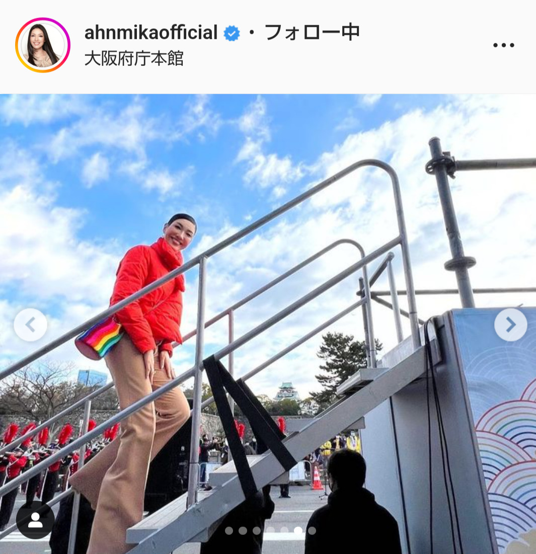 アンミカのインスタグラムより