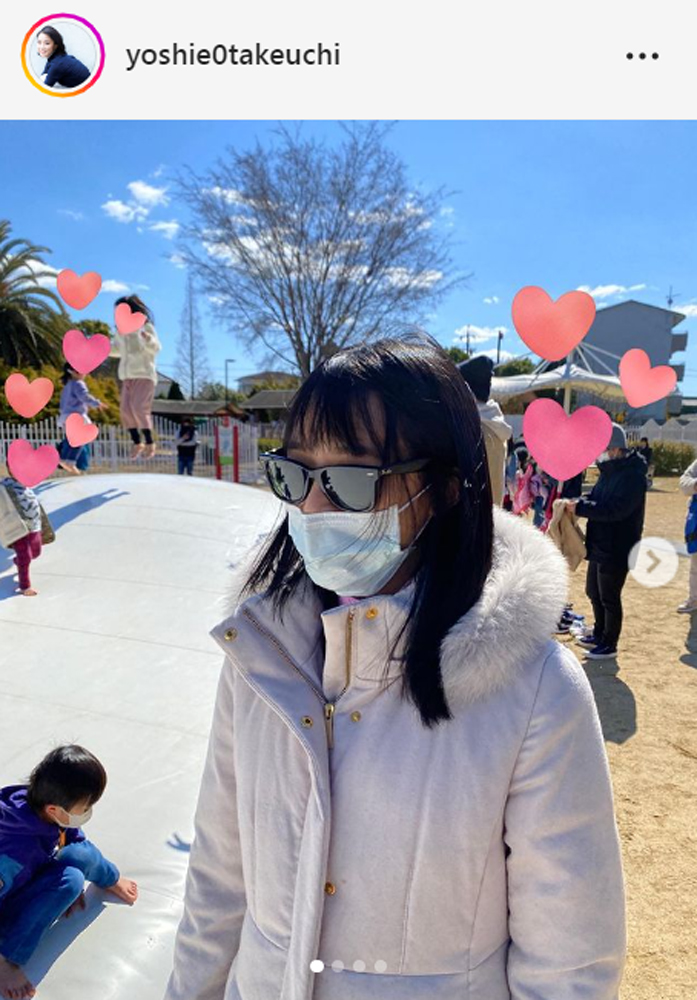 竹内由恵アナのインスタグラムより