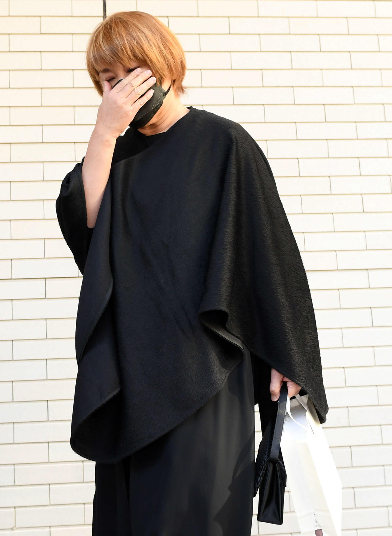 笑福亭笑瓶さんとの思い出を涙ながらに語った山田邦子（撮影・たえ見朱実）