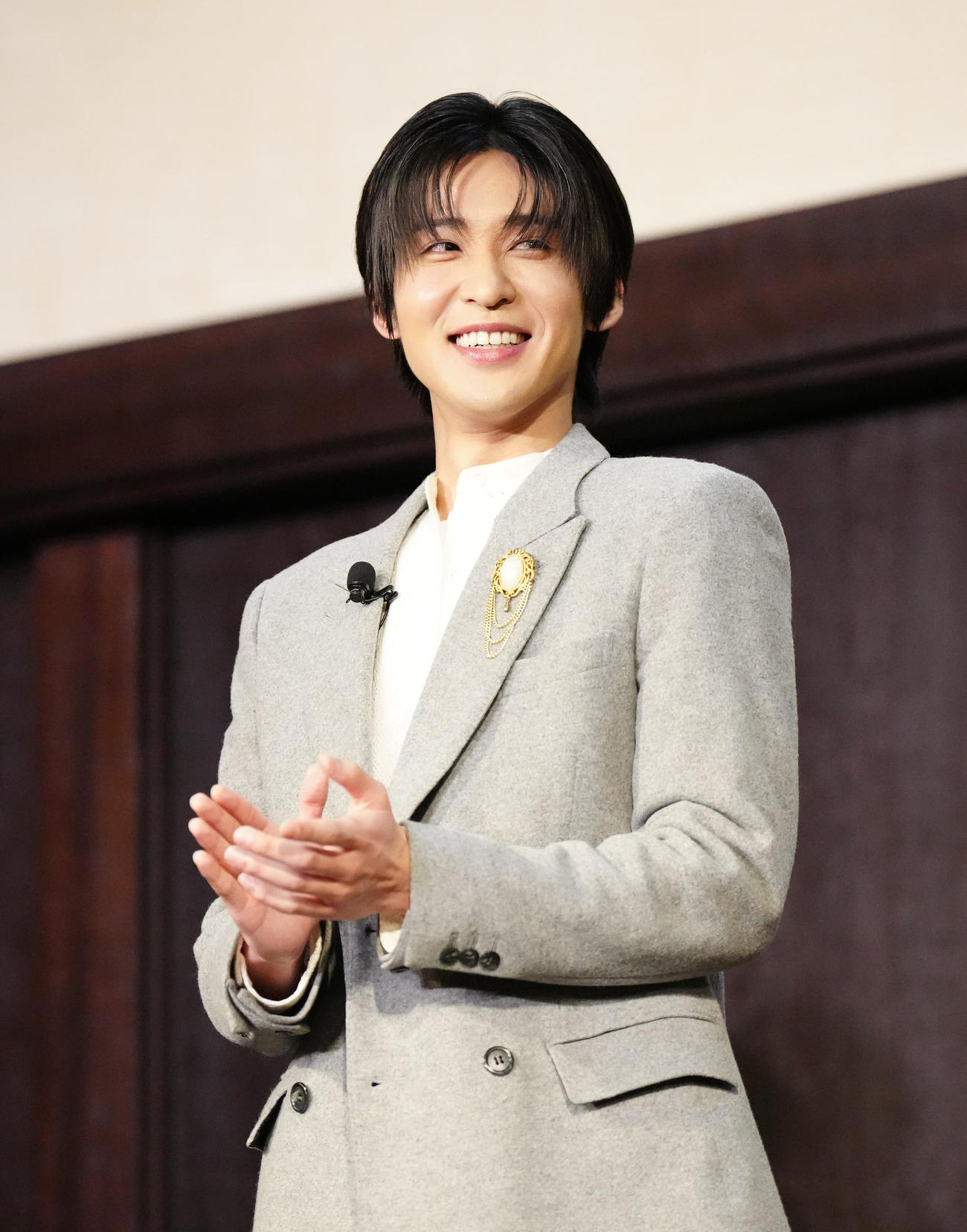 映画「わたしの幸せな結婚」の公開直前イベントに臨む目黒蓮（撮影・江口和貴）