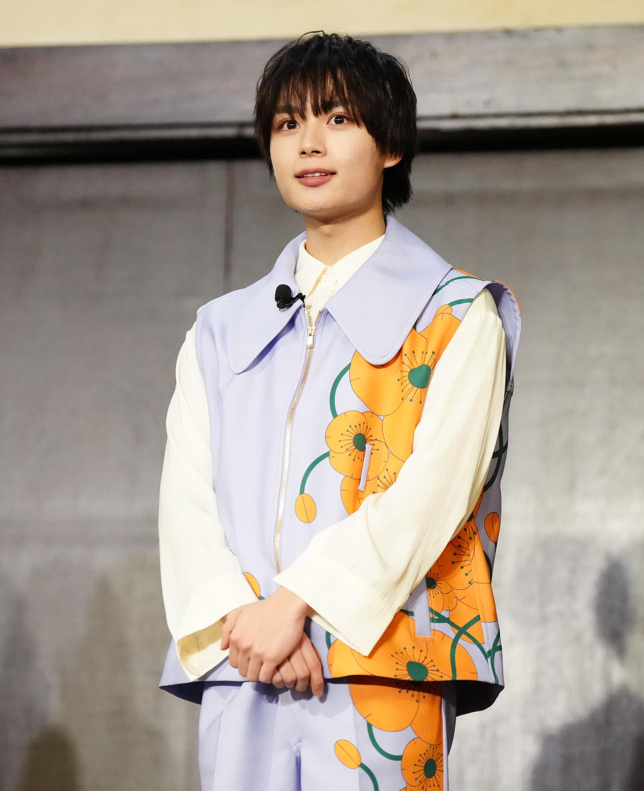 映画「わたしの幸せな結婚」の公開直前イベントに臨む大西流星（撮影・江口和貴）