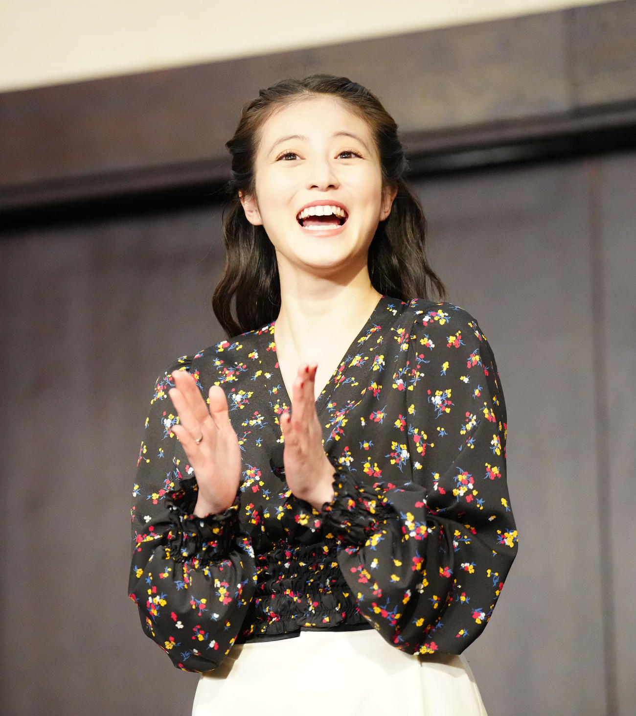 映画「わたしの幸せな結婚」の公開直前イベントに臨む今田美桜（撮影・江口和貴）