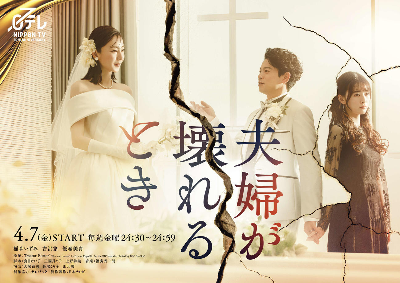 日テレ系4月期ドラマ「夫婦が壊れるとき」のビジュアル