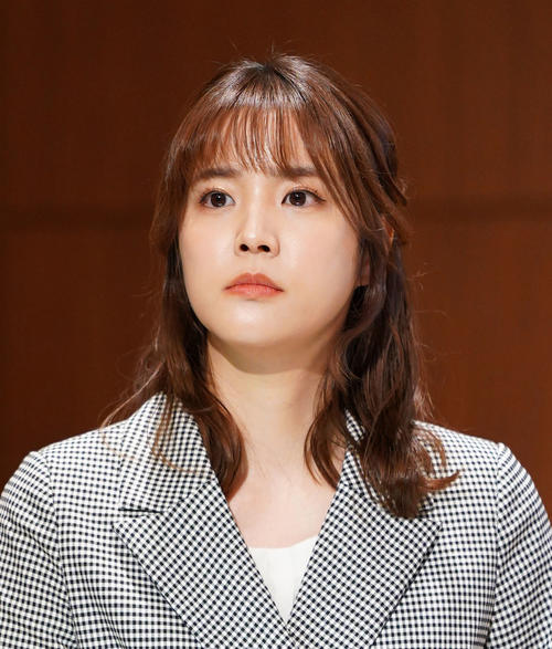 司会を務めた久代萌美アナウンサー(撮影・横山健太)