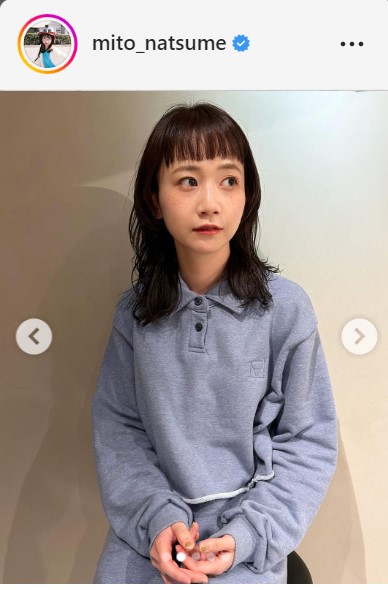三戸なつめのインスタグラムより