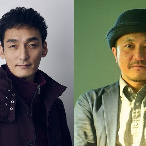 時代劇映画「碁盤斬り」に主演する草なぎ剛（左）白石和彌監督