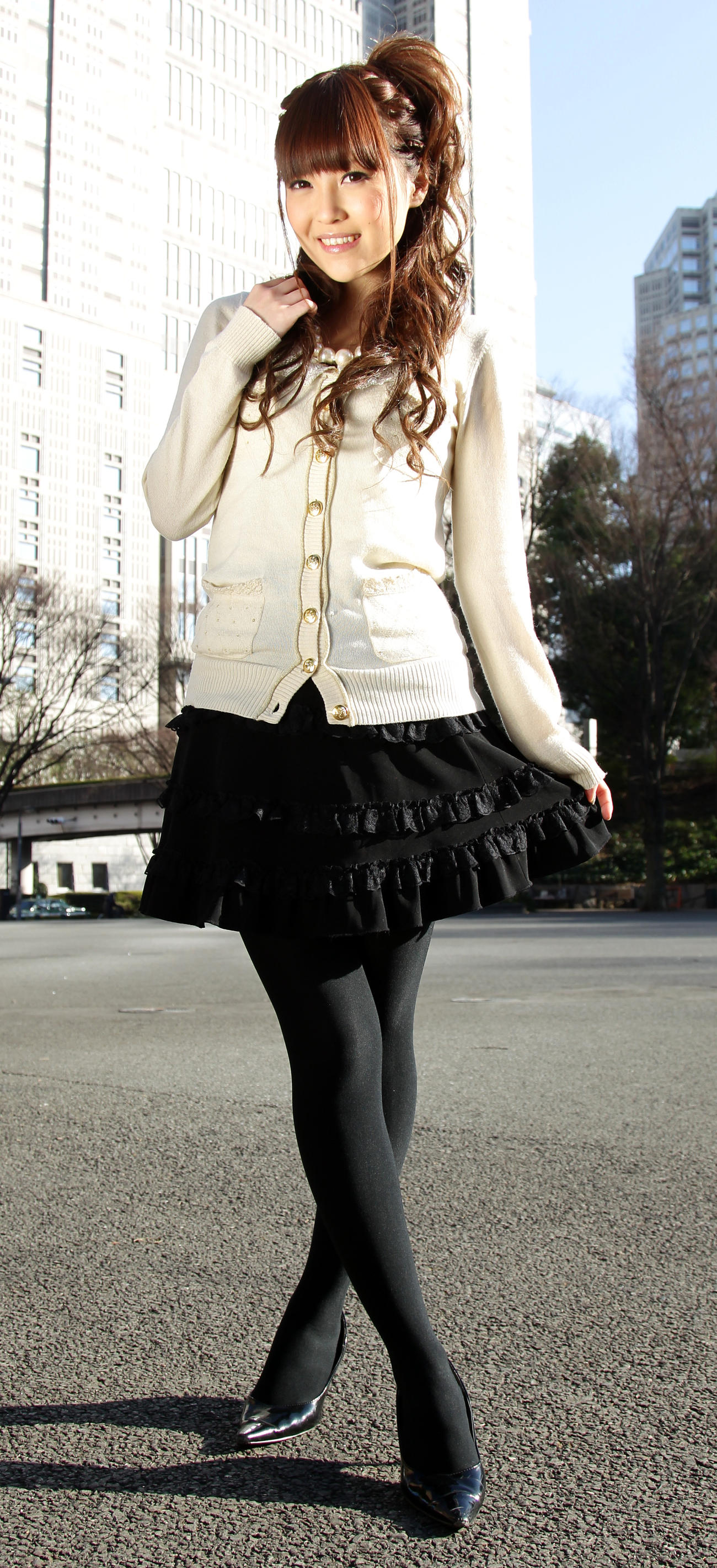 2011年1月、優しいまなざしでカメラを見つめる黒崎真音さん