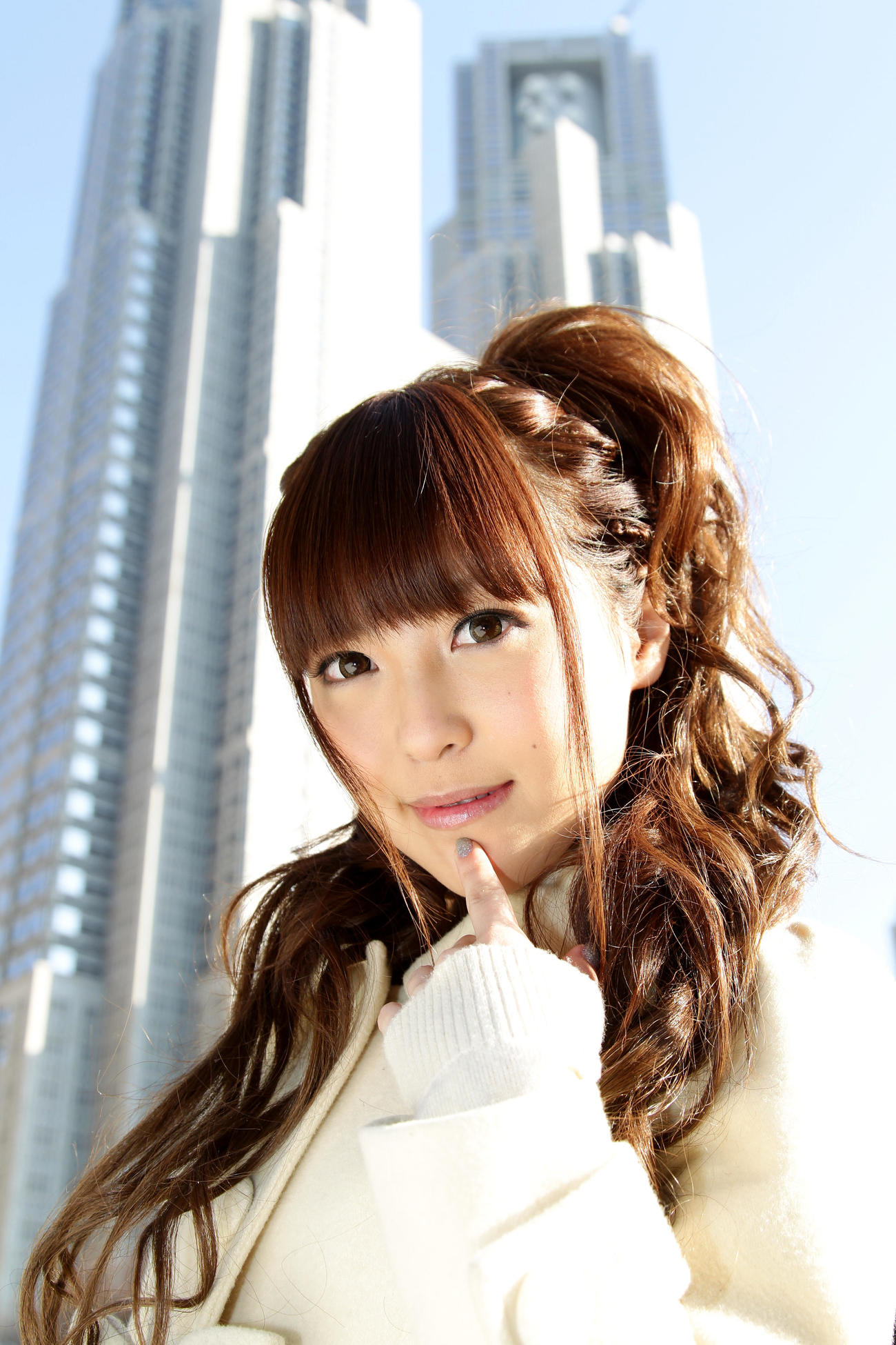 2011年1月、優しいまなざしでカメラを見つめる黒崎真音さん