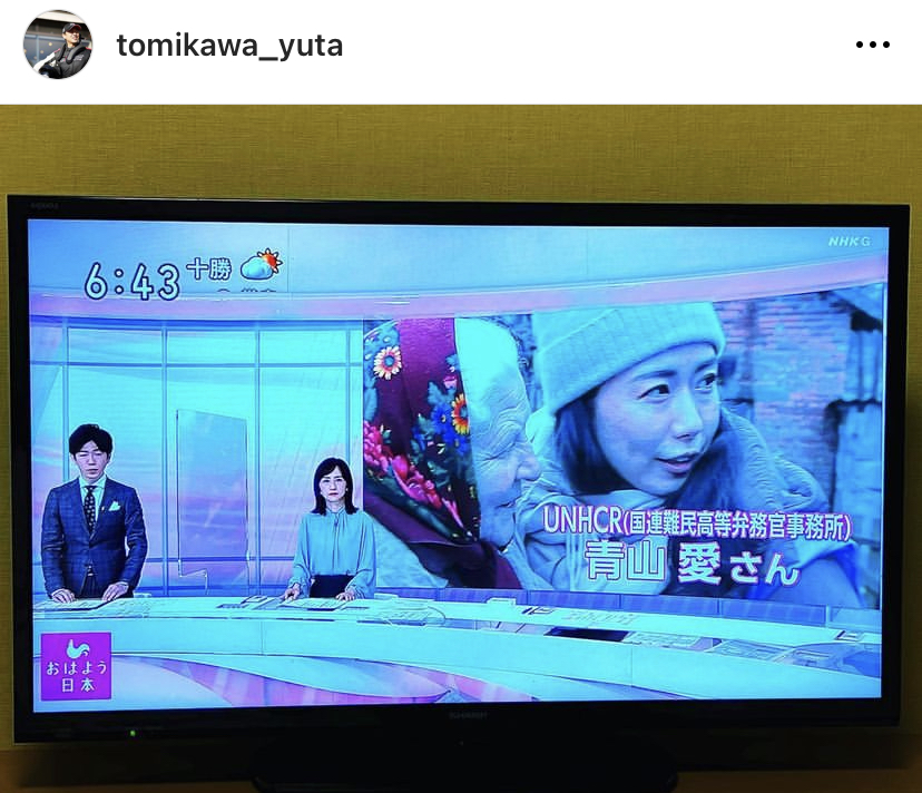 富川悠太アナのインスタグラムより
