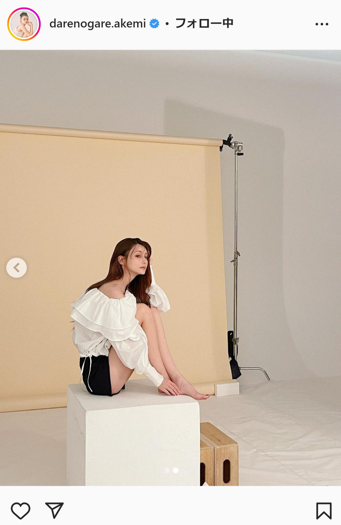 ダレノガレ明美のインスタグラムより