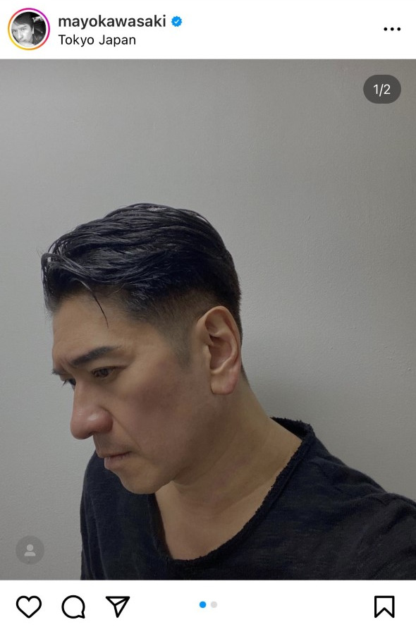 川崎麻世のインスタグラムより
