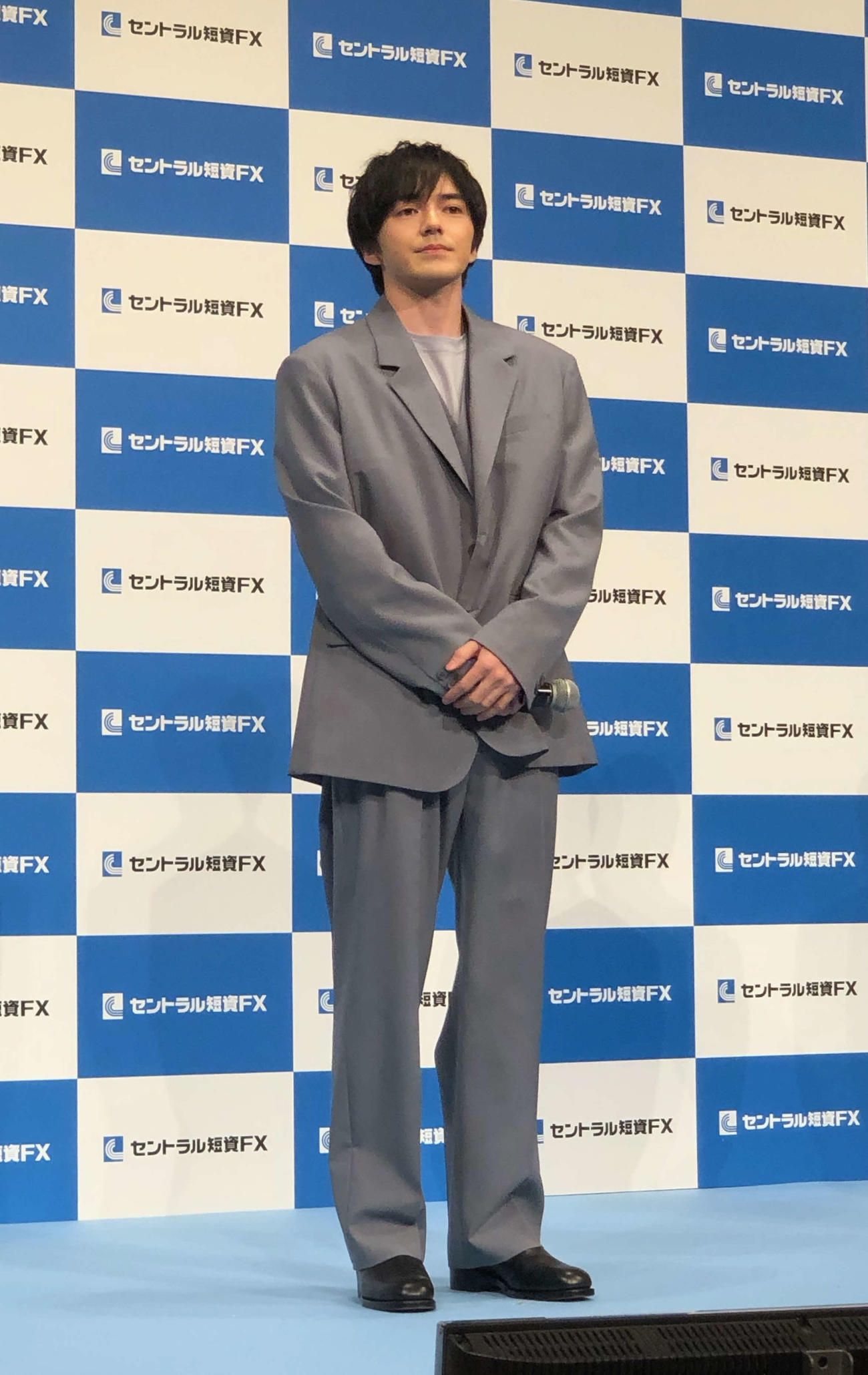セントラル短資FX新CM発表会に出席した林遣都（撮影・佐藤成）