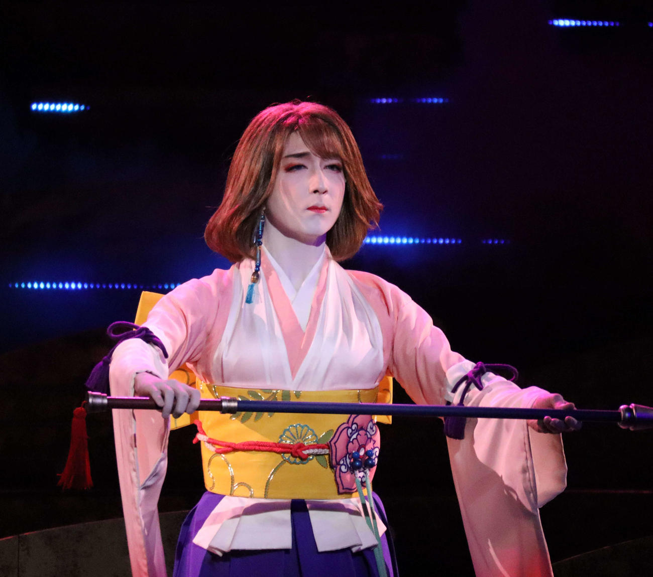 新作歌舞伎「ファイナルファンタジーX」でユウナを演じる中村米吉