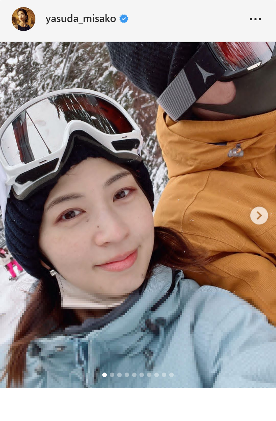 安田美沙子のインスタグラムより