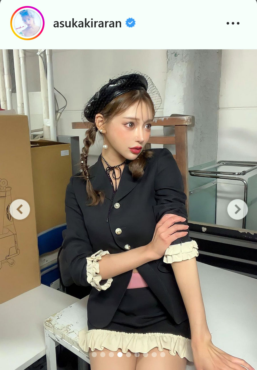 明日花キララのインスタグラムより