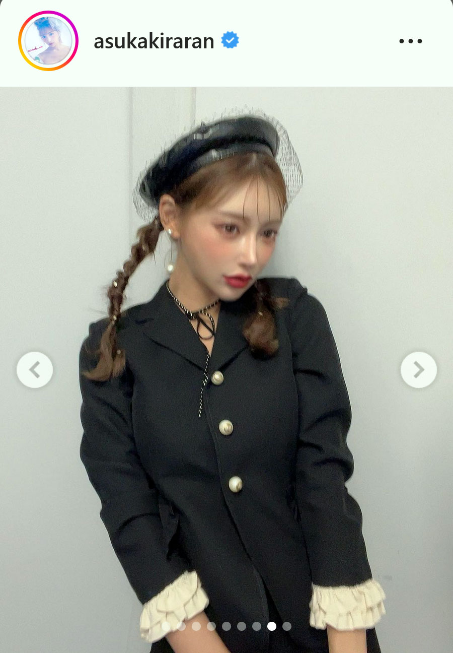 明日花キララのインスタグラムより