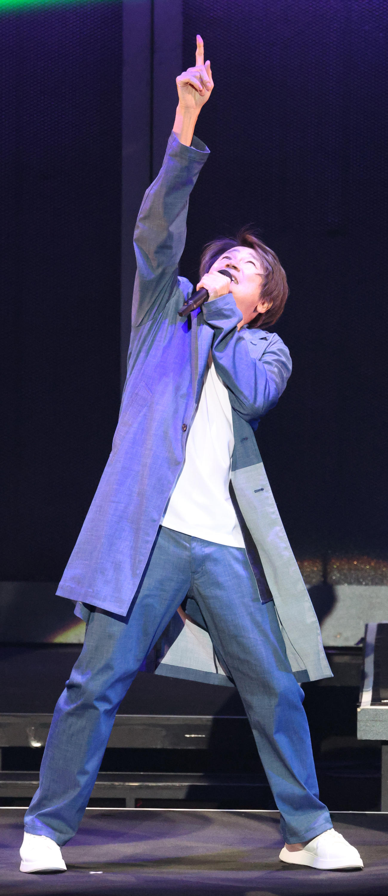 中野サンプラザでコンサートを行った近藤真彦（撮影・中島郁夫）