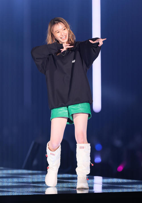 笑顔を見せる山本舞香（撮影・足立雅史）
