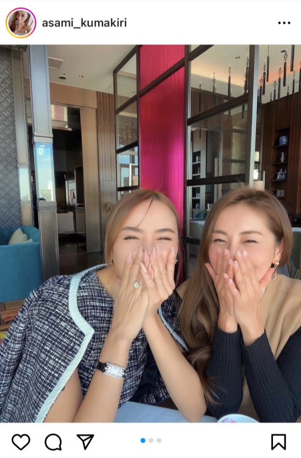 熊切あさ美のインスタグラムより