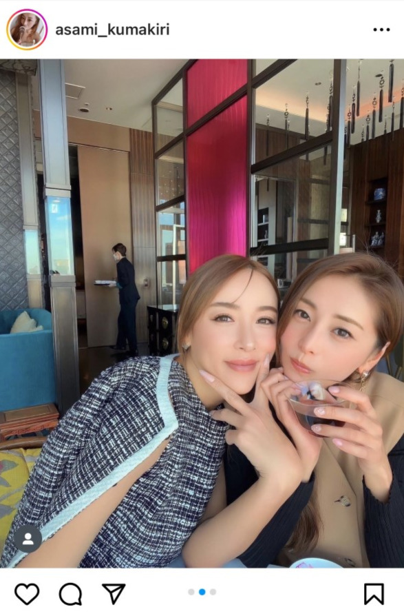 熊切あさ美のインスタグラムより