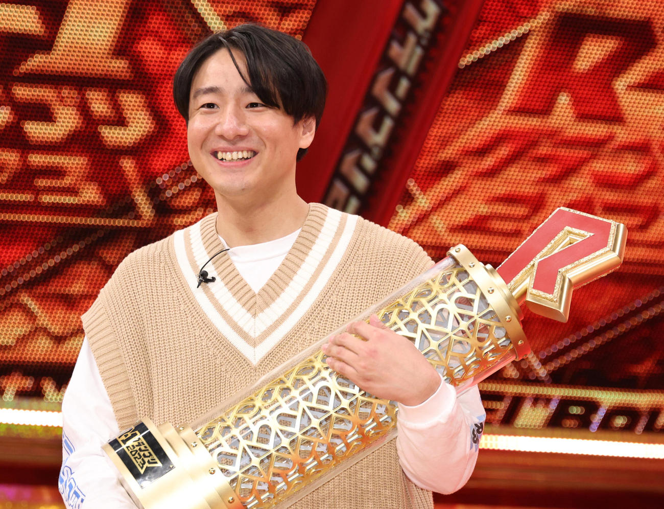 Rー1グランプリ2023で優勝した田津原理音（撮影・中島郁夫）