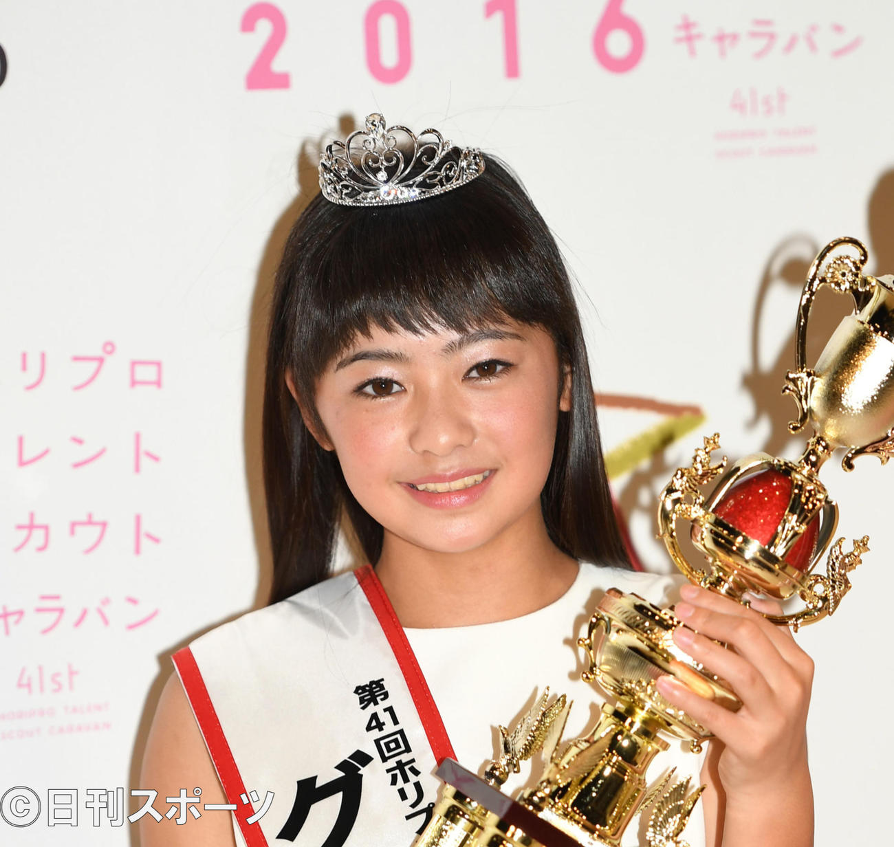 史上最年少でグランプリに輝いた柳田咲良（撮影・下田雄一）