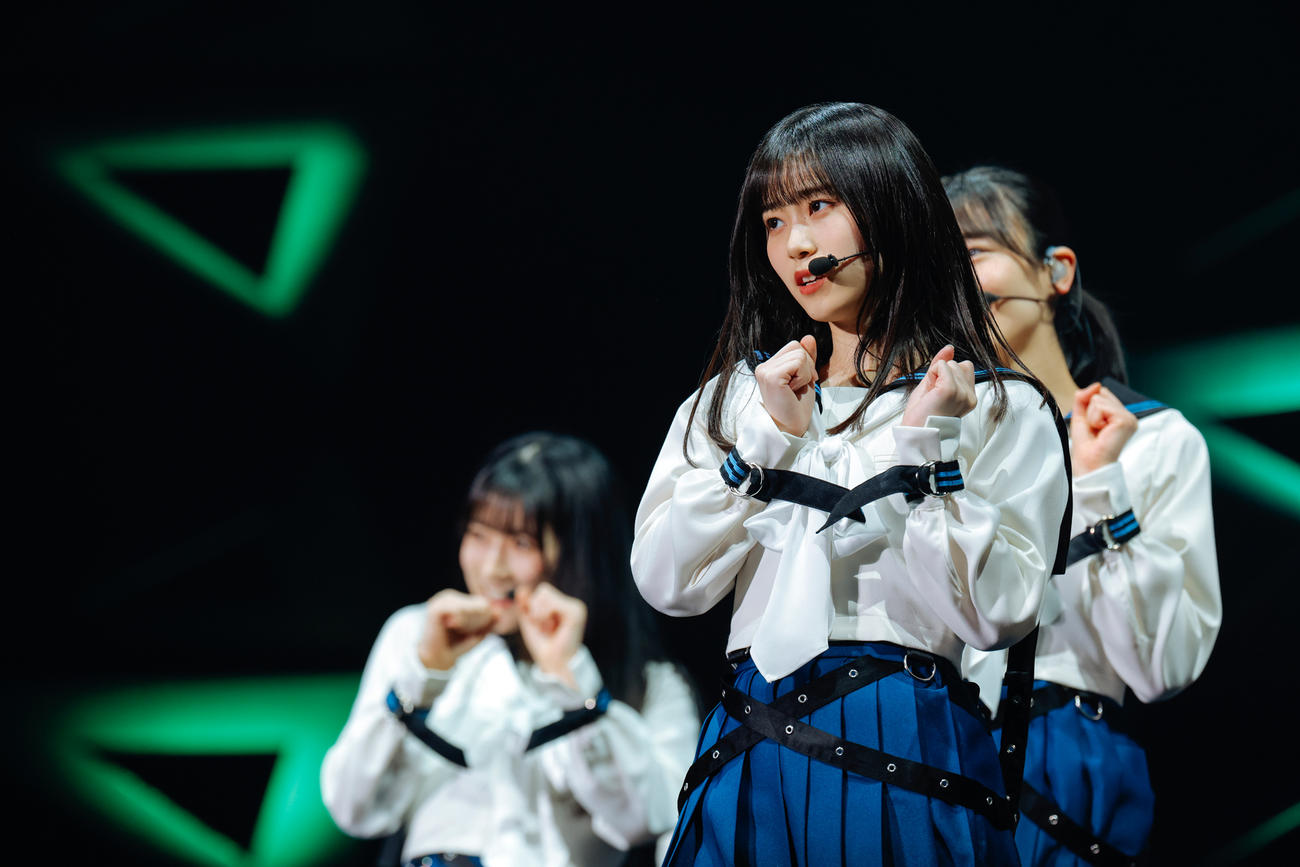 初の単独イベント「おもてなし会」を開催した櫻坂46の三期生　撮影・上山陽介氏