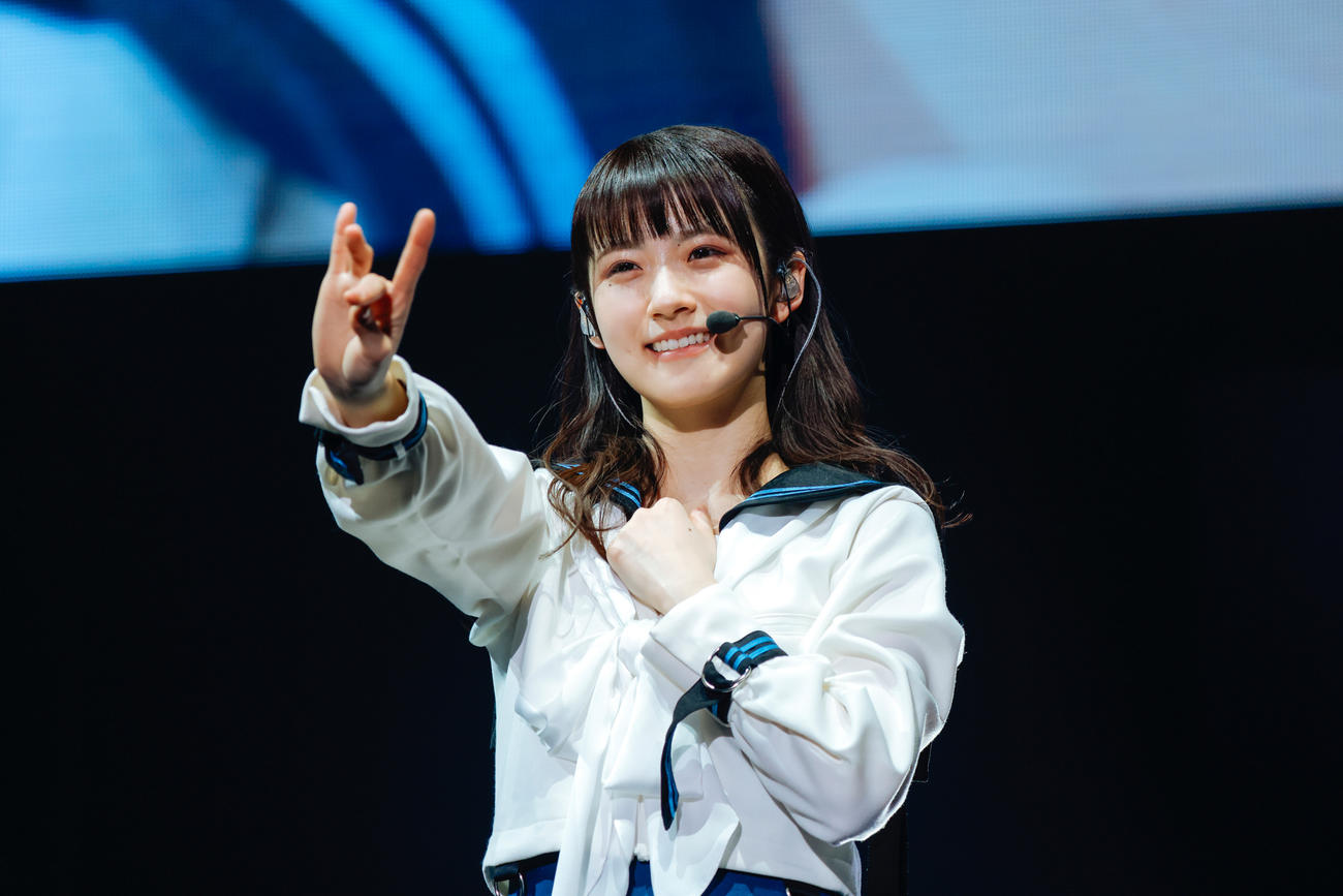 初の単独イベント「おもてなし会」を開催した櫻坂46の三期生　撮影・上山陽介氏