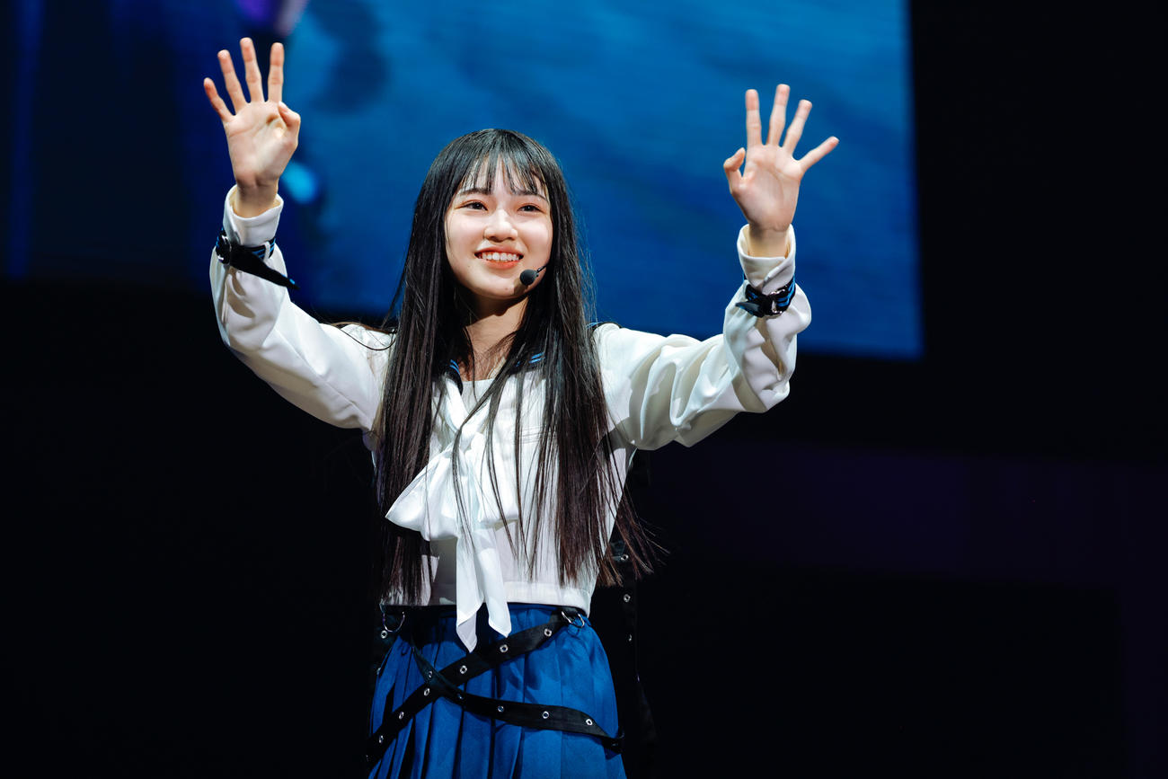 初の単独イベント「おもてなし会」を開催した櫻坂46の三期生　撮影・上山陽介氏