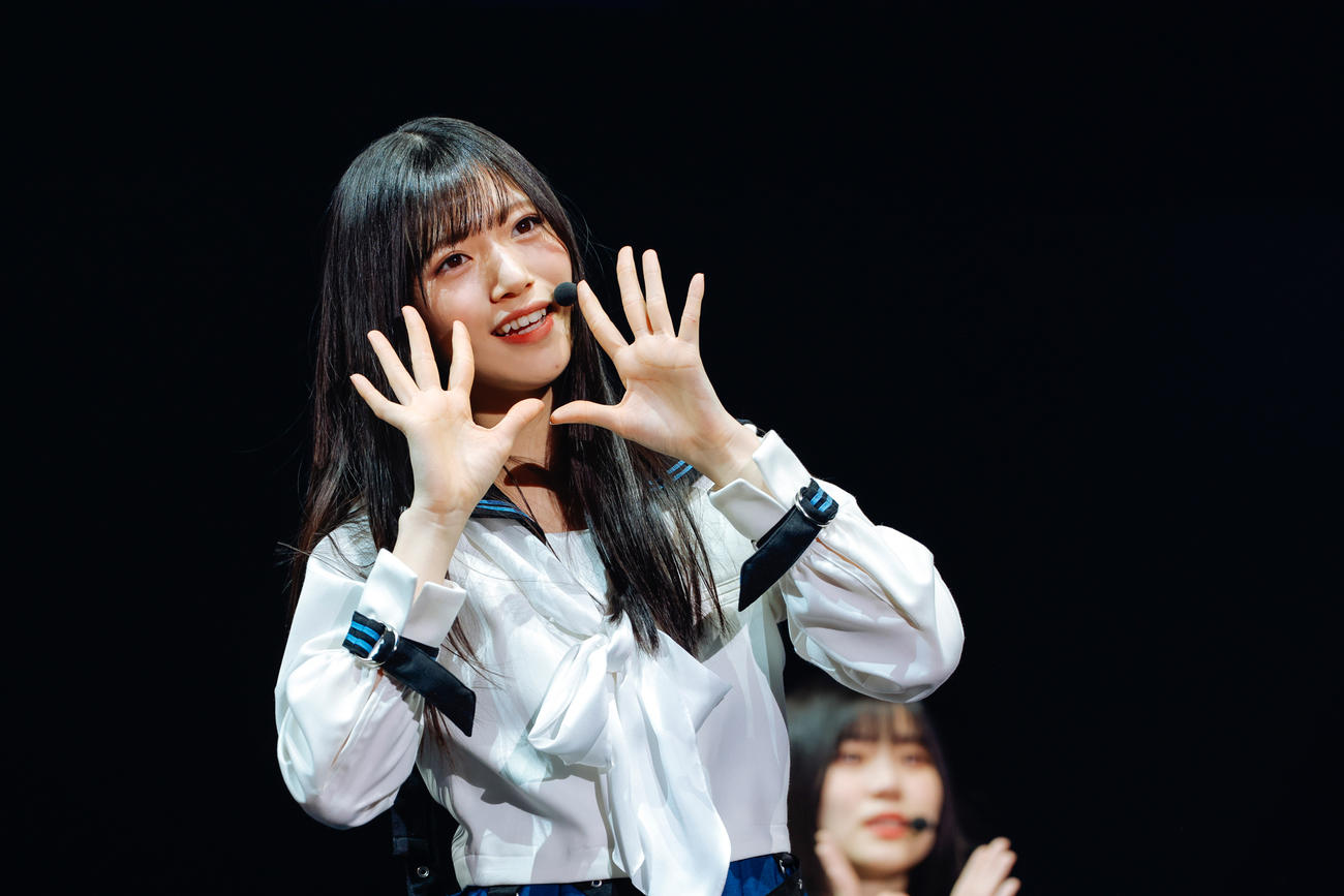 初の単独イベント「おもてなし会」を開催した櫻坂46の三期生　撮影・上山陽介氏
