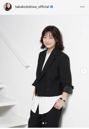 常盤貴子のインスタグラムより