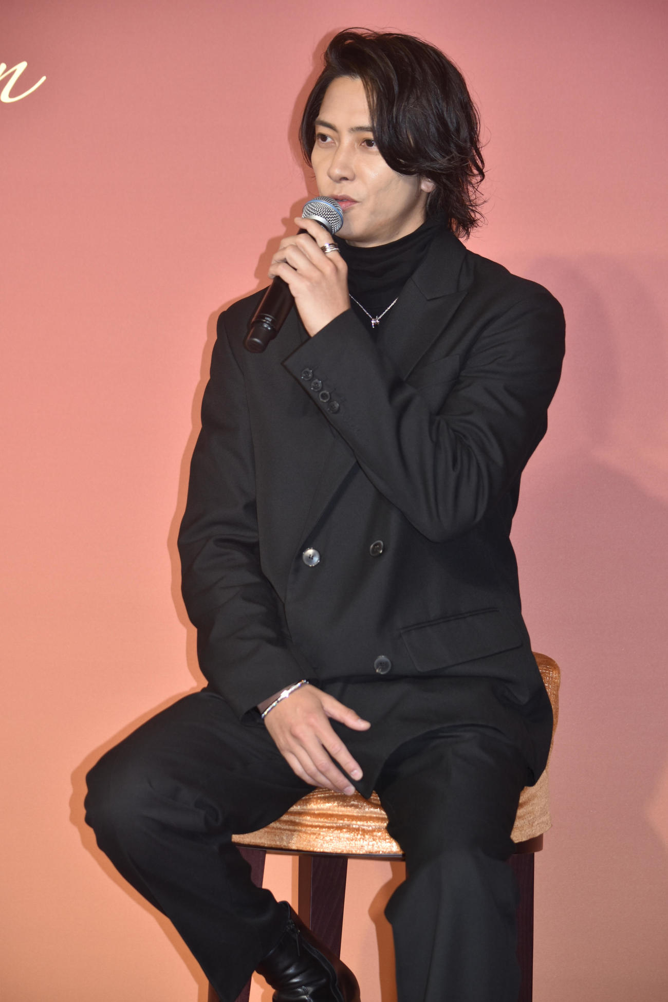 「BVLGARI AVRORA AWARDS」国際女性デー記者会見に参加した山下智久