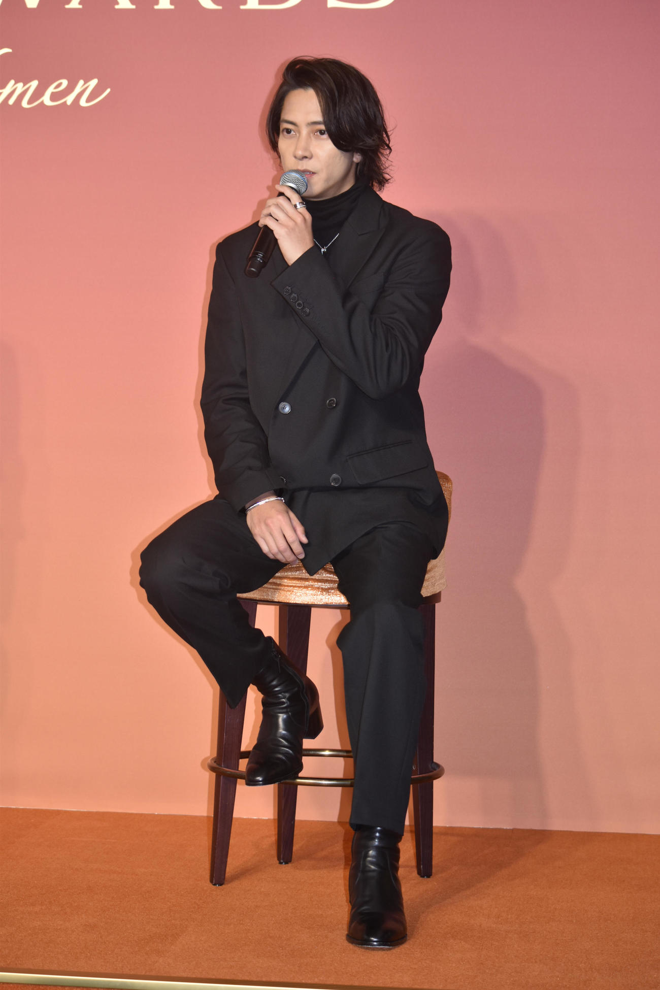 「BVLGARI AVRORA AWARDS」国際女性デー記者会見に参加した山下智久