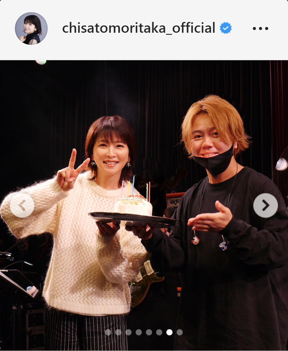 コットンクラブでライブを行った森高千里（森高千里のインスタグラムより）