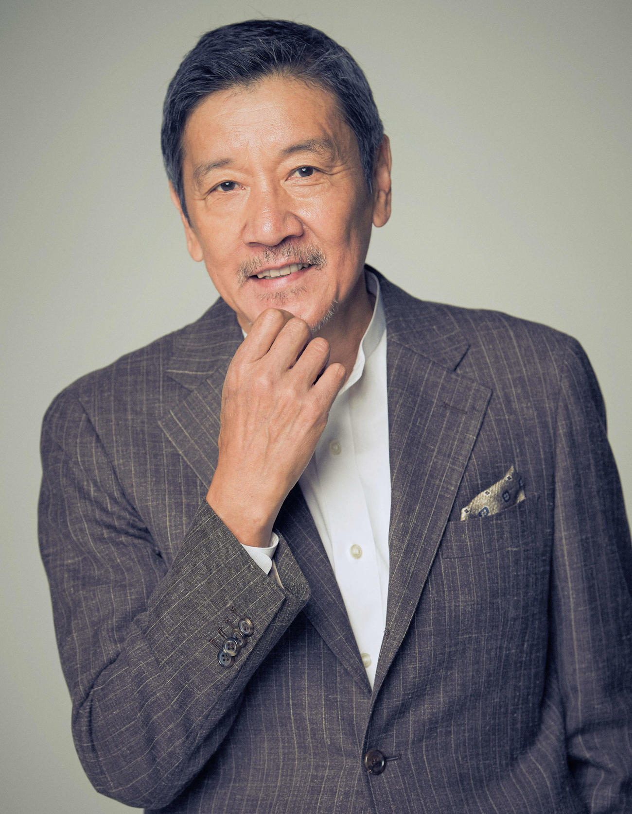 NHK連続テレビ小説「らんまん」に出演する奥田瑛二
